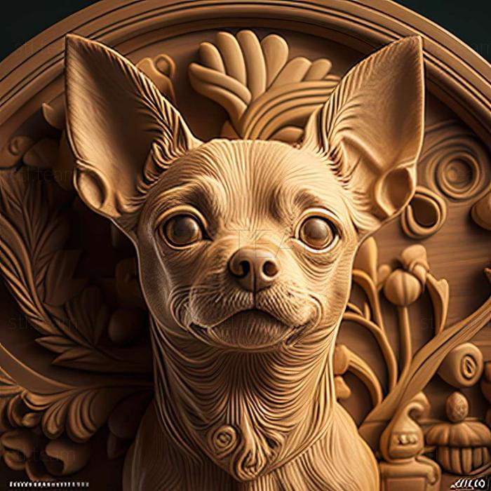 3D модель Собака чихуахуа (STL)